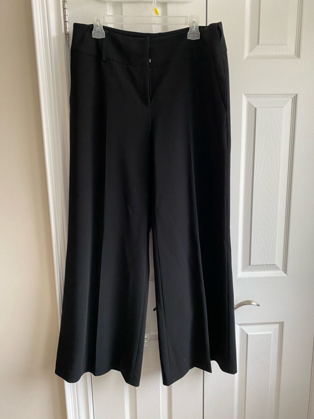 Peter Nygard Black Wide-Leg Dress Pants